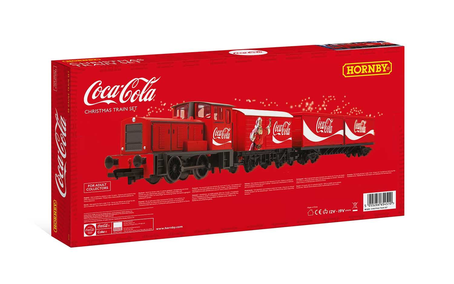 Coca cola christmas train set online