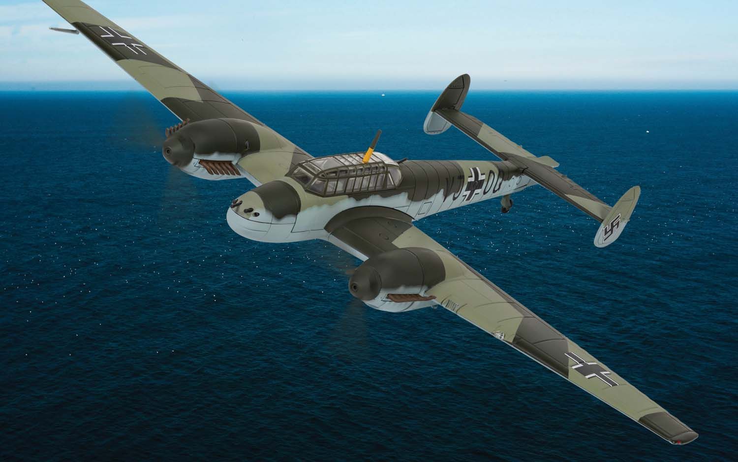 AA38509 Messerschmitt Bf110D VJ+OQ, Rudolf Hess, Eaglesham