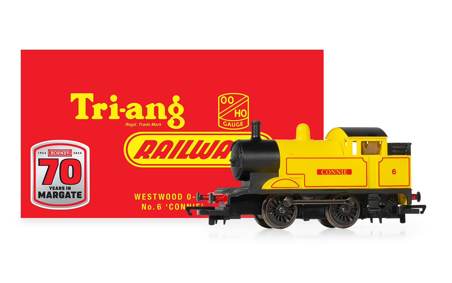 Hornby 70th: Westwood, 0-4-0, No. 6 'Connie' (Yellow) - Limited Edition Hornby 70th: Westwood, 0-4-0, No. 6 'Connie' (Yellow) - Limited Edition
