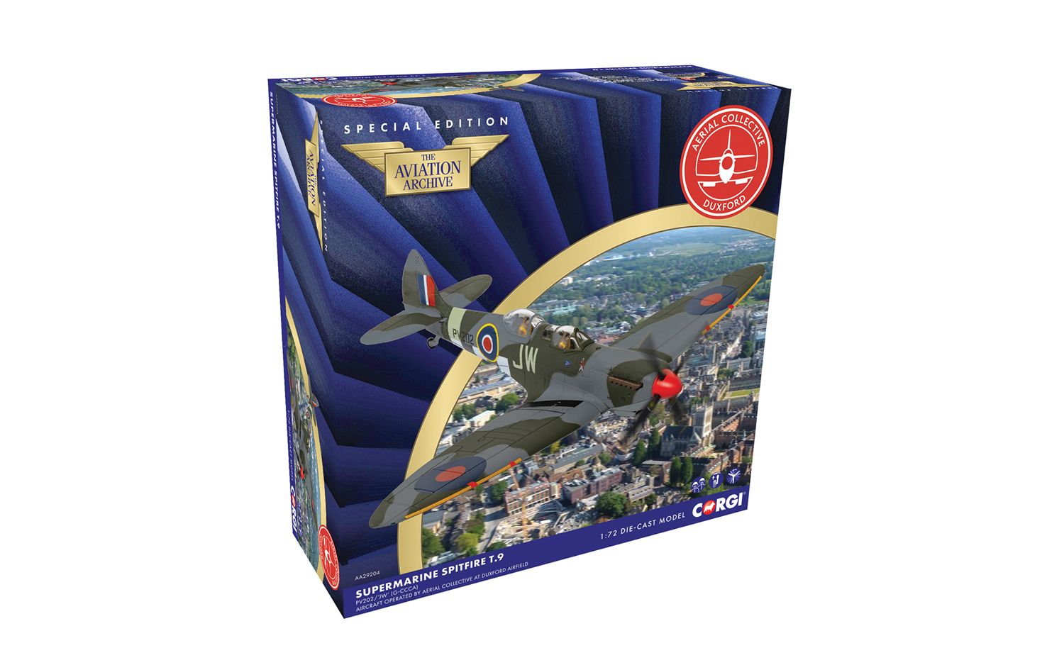 AA29204 Supermarine Spitfire T9 - PV202 - Aerial Collective