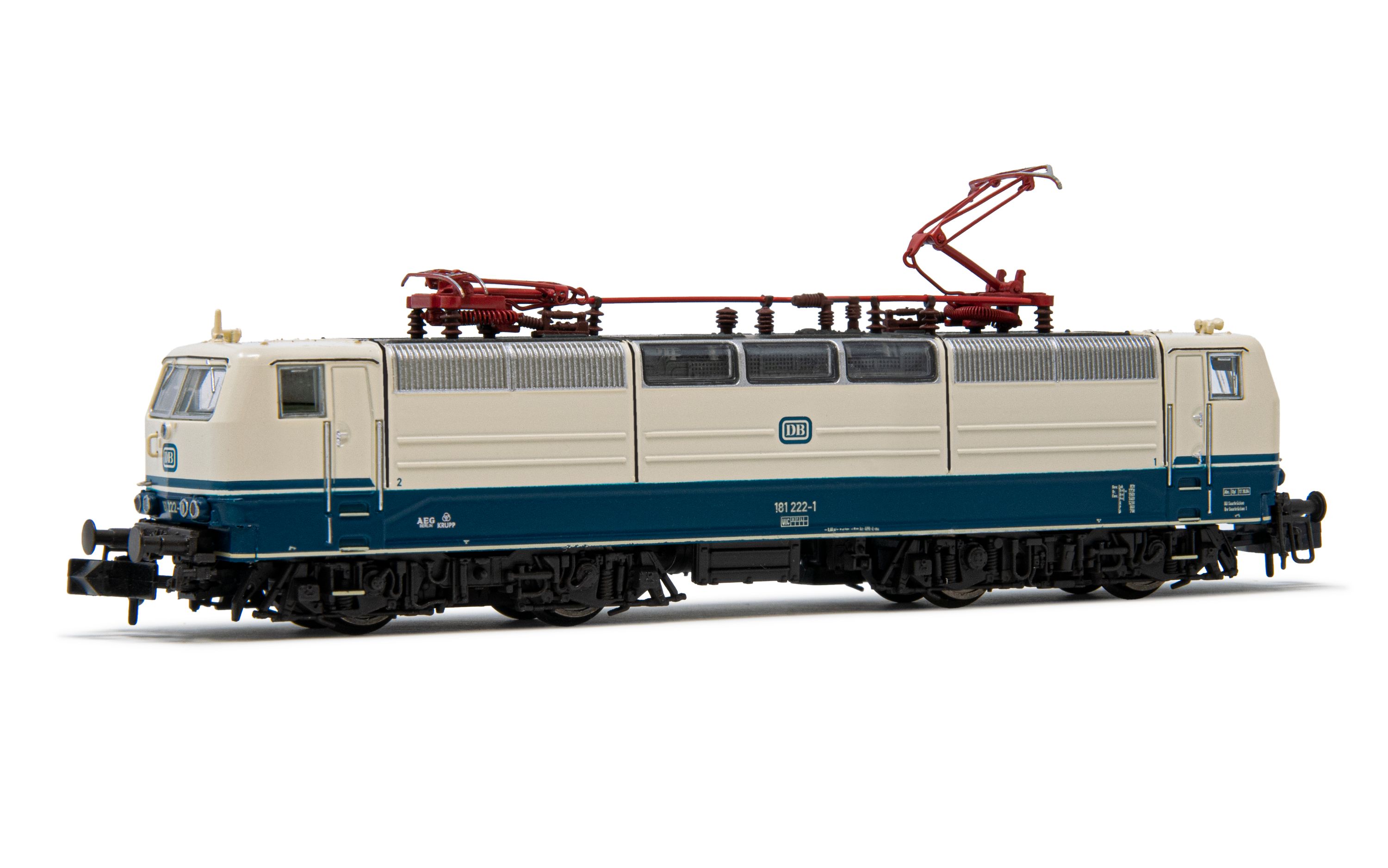 HN2492S DB, electric locomotive class 181.2, blue/beige livery