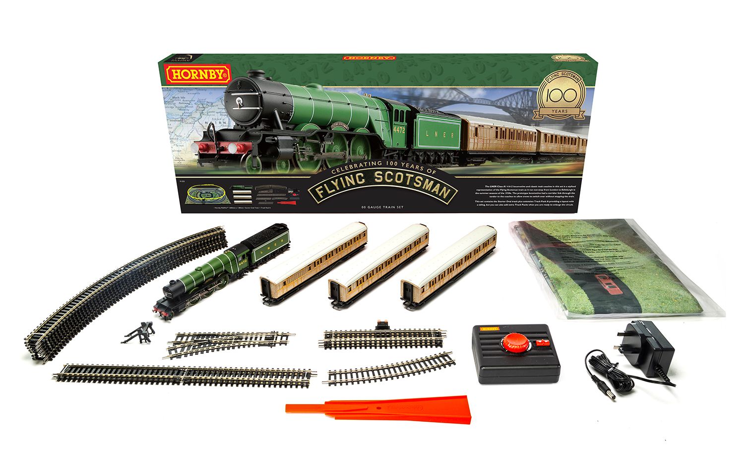 Hornby train set flying scotsman on sale