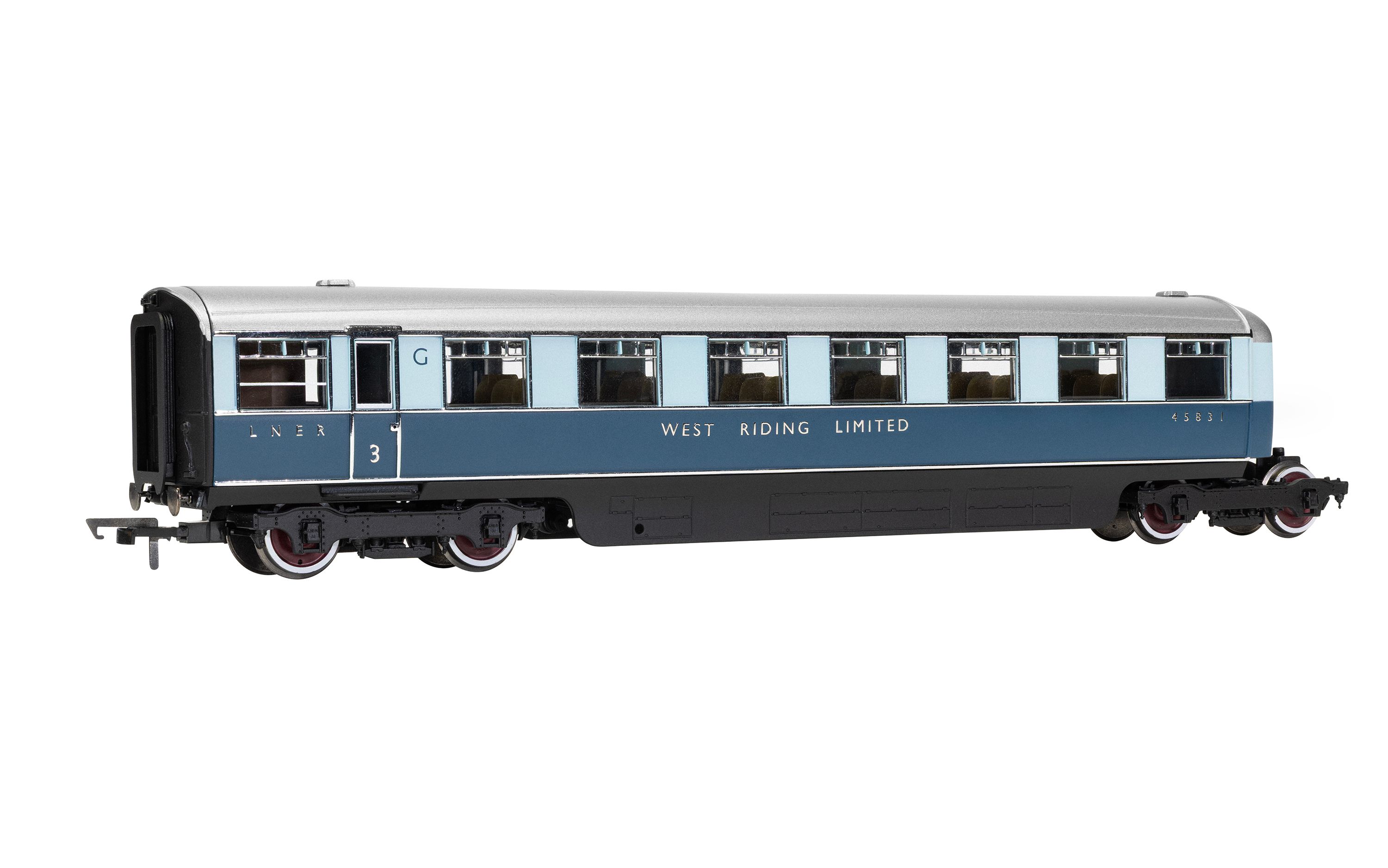 LNER - 'West Riding Limited' - Open Third &amp; Brake Third - Coach pack