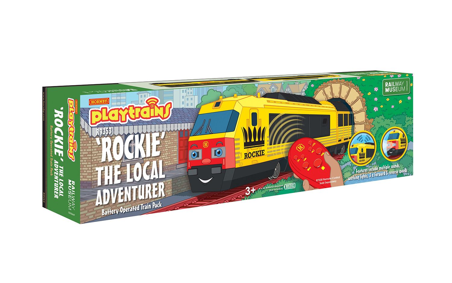 Remote control shop train set