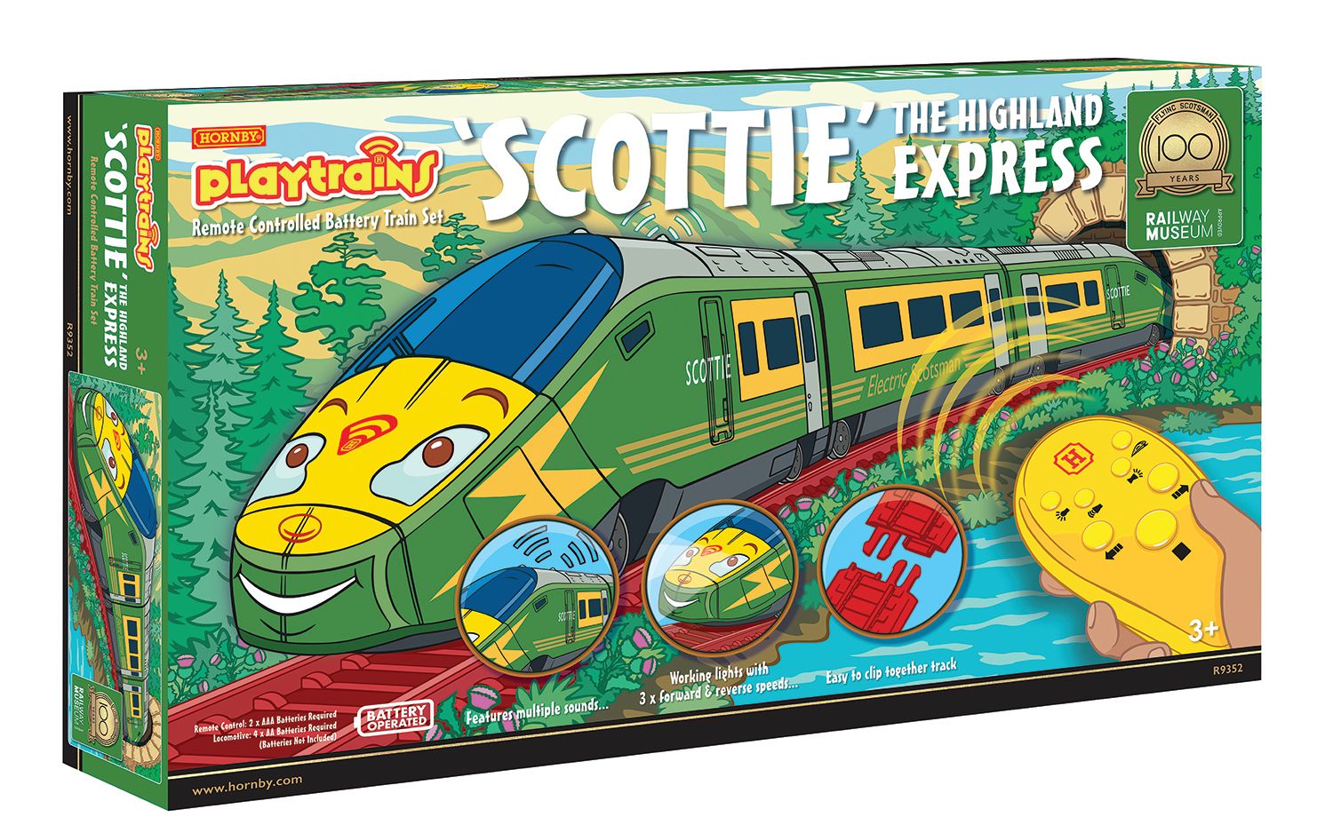 R9352M Scottie The Highland Express Remote Controlled Train Set