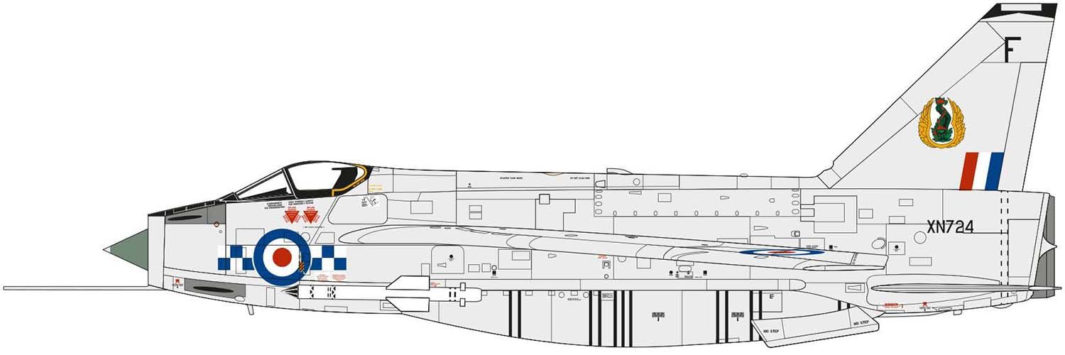 A04054A English Electric Lightning F2A