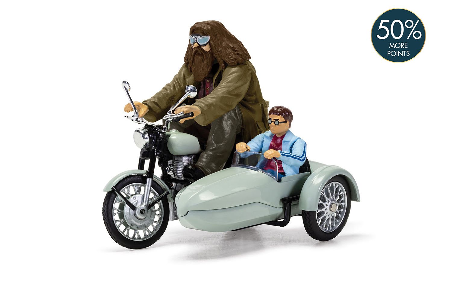 Harry Potter Hagrid's Motorcycle & Sidecar With Hagrid and Harry Harry Potter Hagrid's Motorcycle & Sidecar With Hagrid and Harry