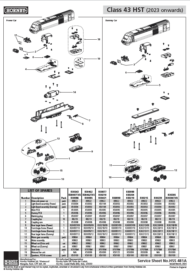 Midland - Pullman - Class 43 HST - Train Pack (The One:One Collection)