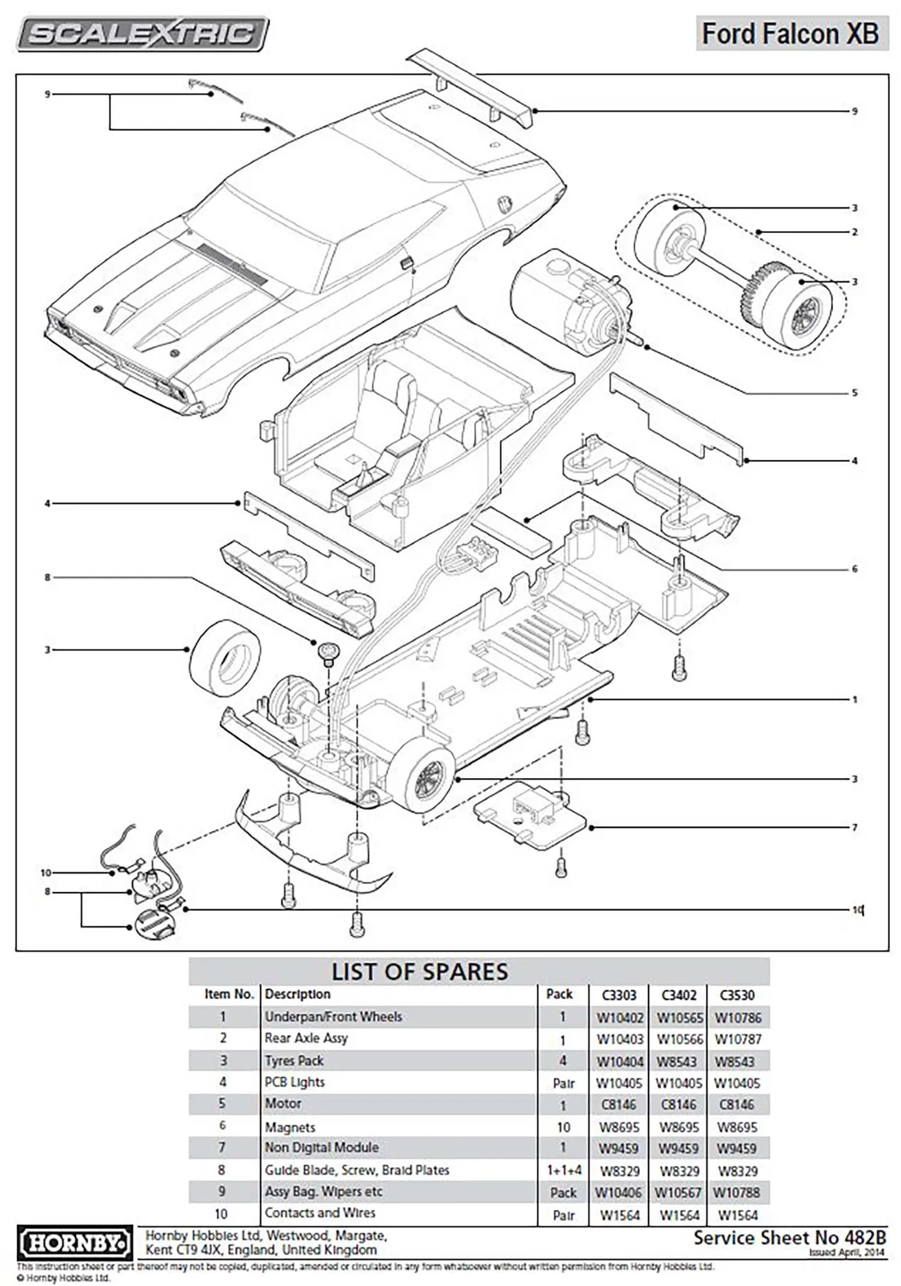 Tyre pack, Ford Falcon Tyre Pack (C3303)
