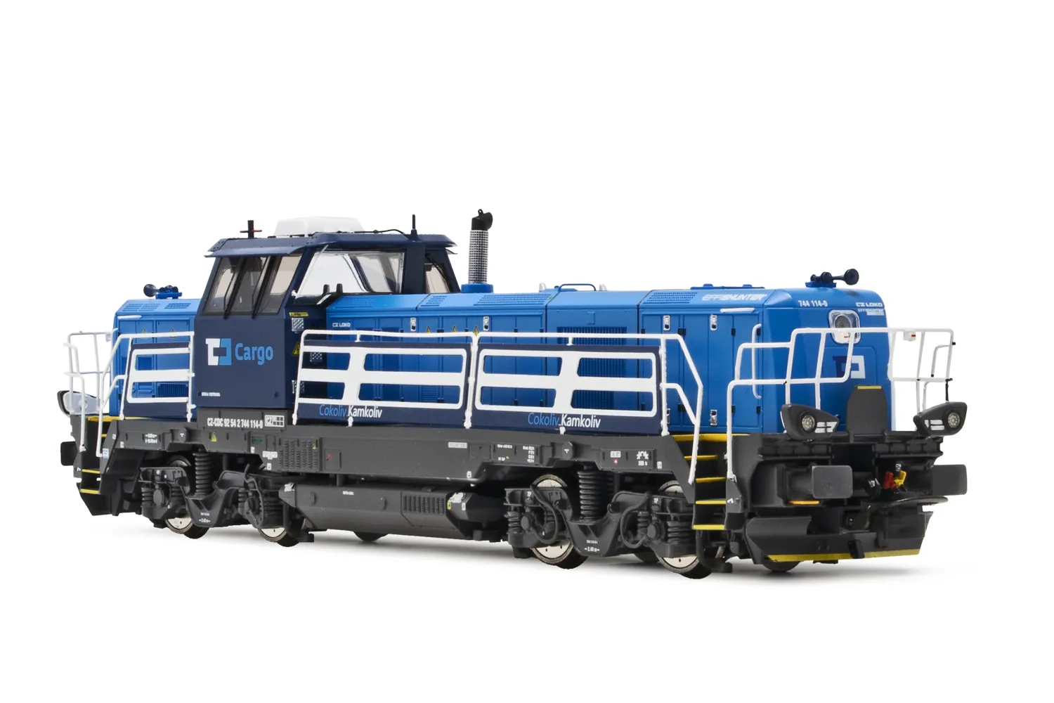 ČD Cargo, locomotiva diesel da manovra EffiShunter 1000, livrea azzurra/blu, ep. VI, con DCC Sound decoder