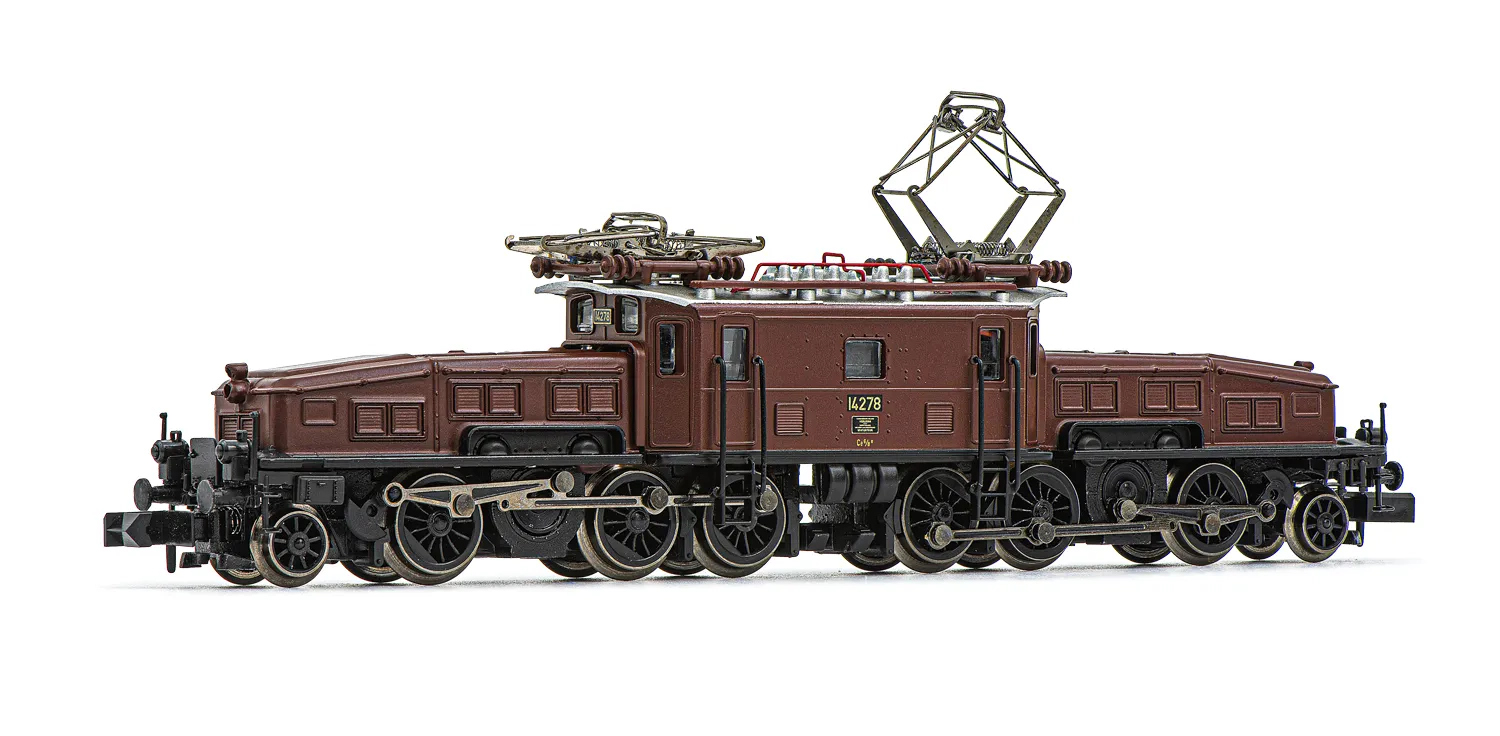 SBB, locomotive électrique Ce 6/8 II 14278 "Crocodile", livrée marron, ép II-III, avec décodeur DCC