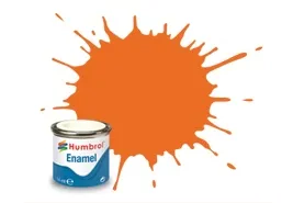 Enamel Paint: 18 - Orange - Gloss - (14ml)