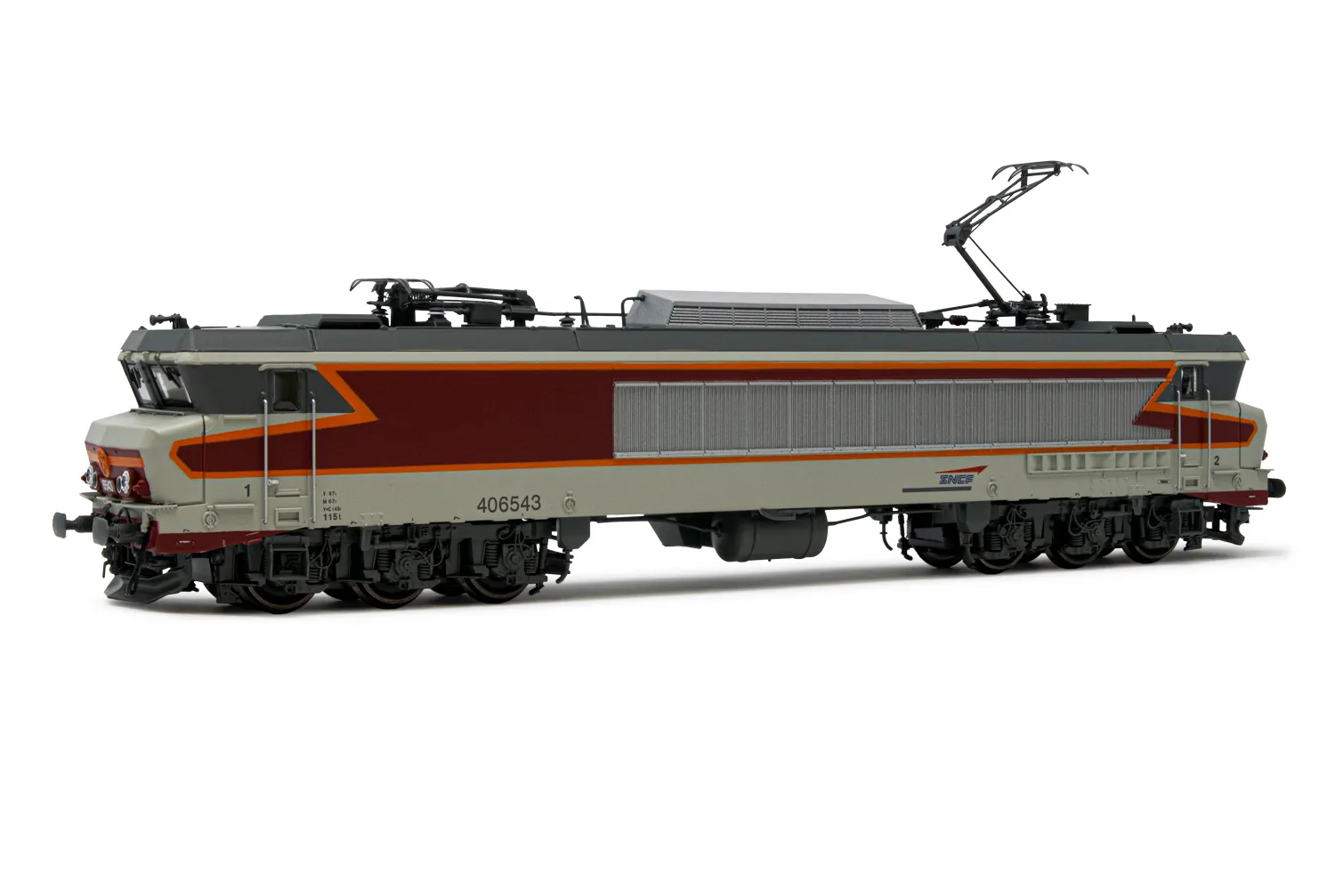 SNCF, locomotive électrique classe CC 6543, livrée ”Betón rouge”, ép. V