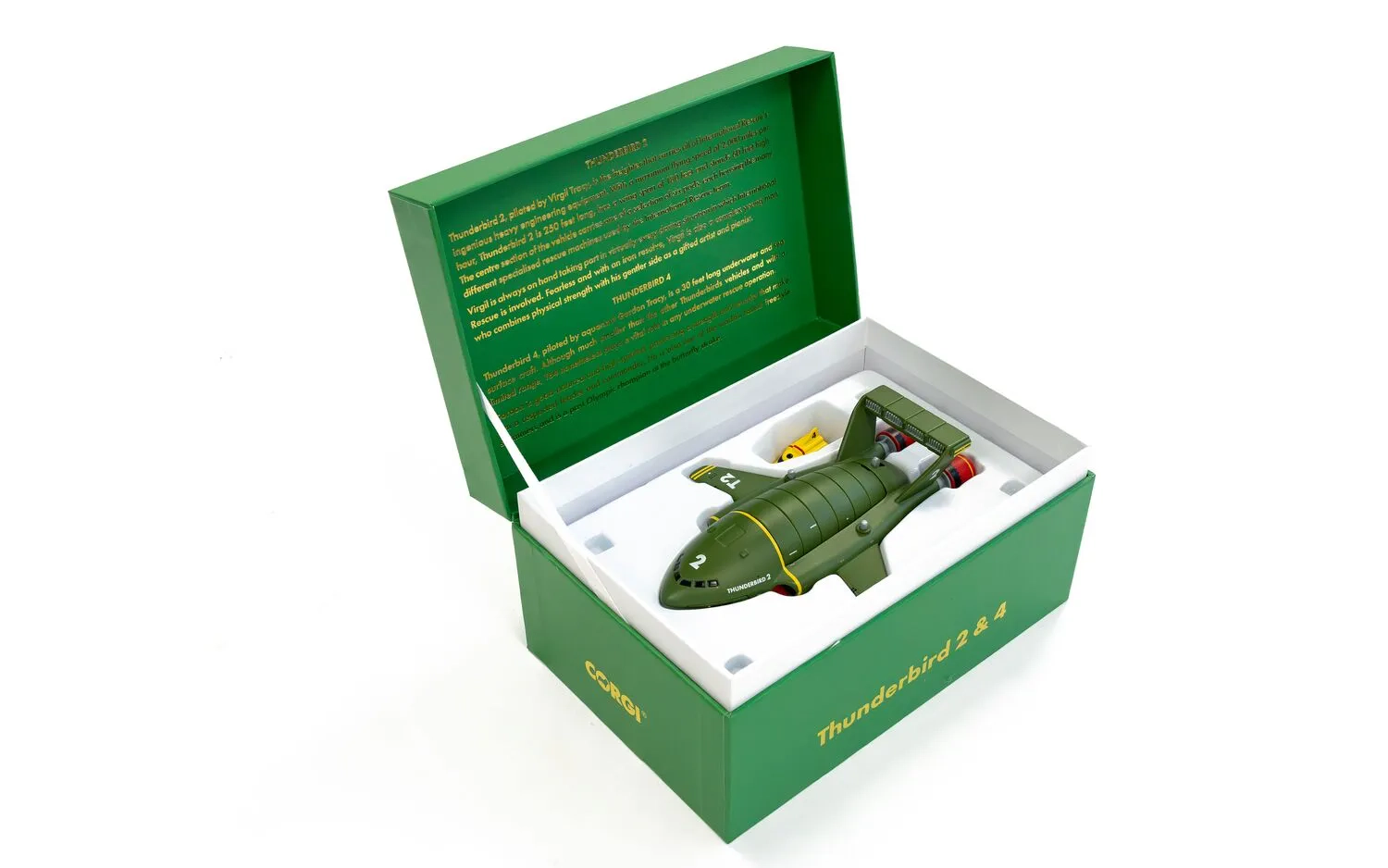 Corgi CC00804 Thunderbirds F.A.B. Collection - Modèles de véhicules Thunderbird 2 et 4 Corgi CC00804 Thunderbirds F.A.B. Collection - Modèles de véhicules Thunderbird 2 et 4