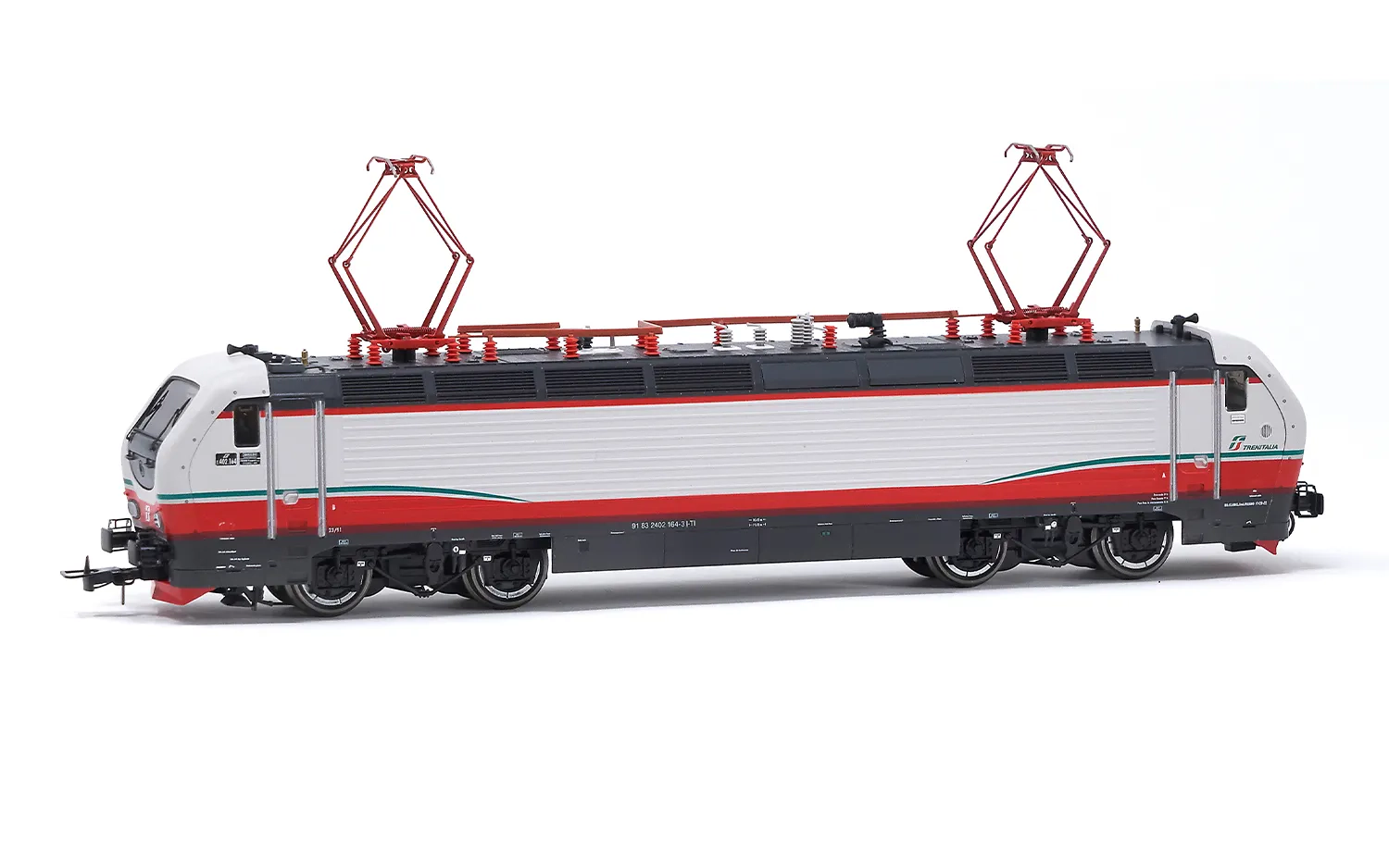 FS, electric locomotive E402B new "Frecciabianca" livery, ep. VI
