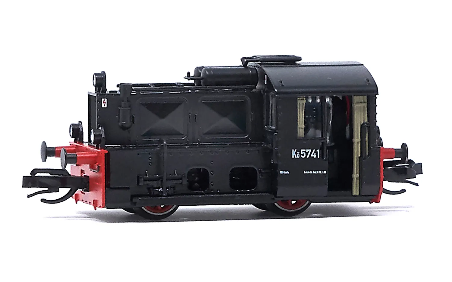 DR, shunting diesel locomotive Kö II, open cabin, black livery, ep. III, with DCC decoder