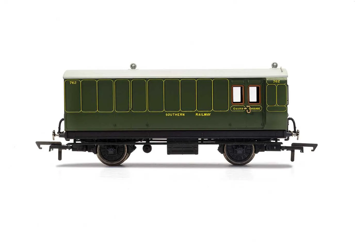 SR, 4 Wheel Coach, Passenger Brake, 762 – Era 3
