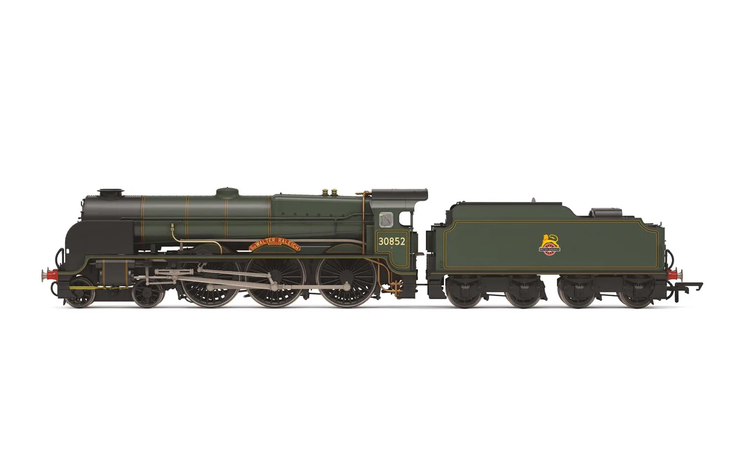 BR (Early), Lord Nelson Class, 4-6-0, 30852 'Sir Walter Raleigh' - Era 5