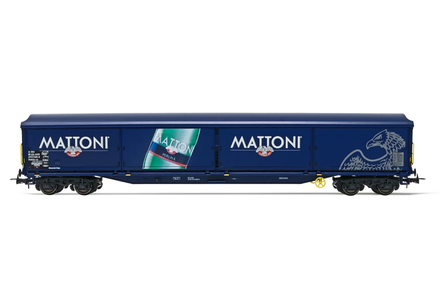 SBB, 4-axle sliding-wall wagon Habils-vy "Mattoni", ep. V