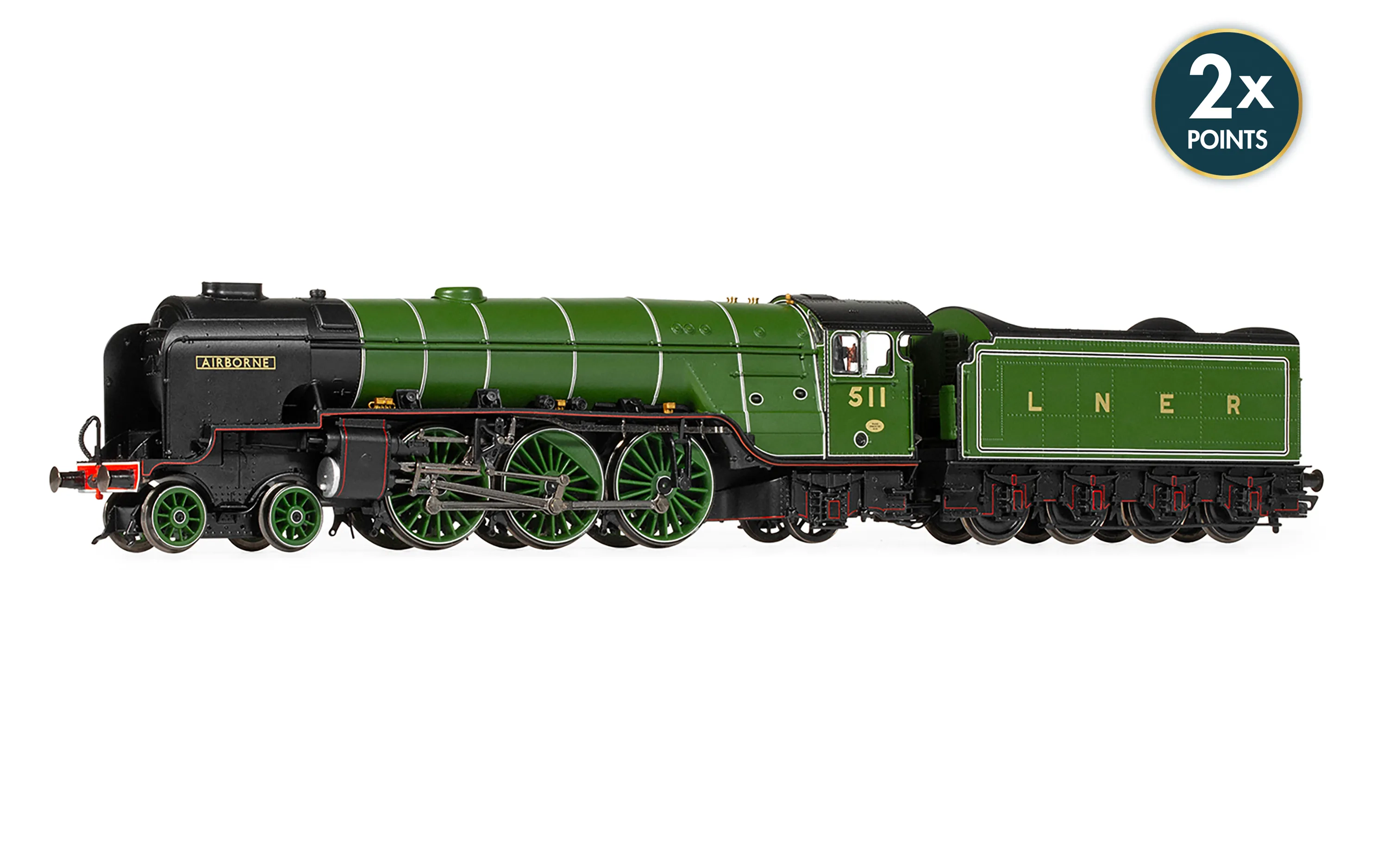 LNER, Thompson Class A2/3, 4-6-2, 511 'Airborne' - Era 3