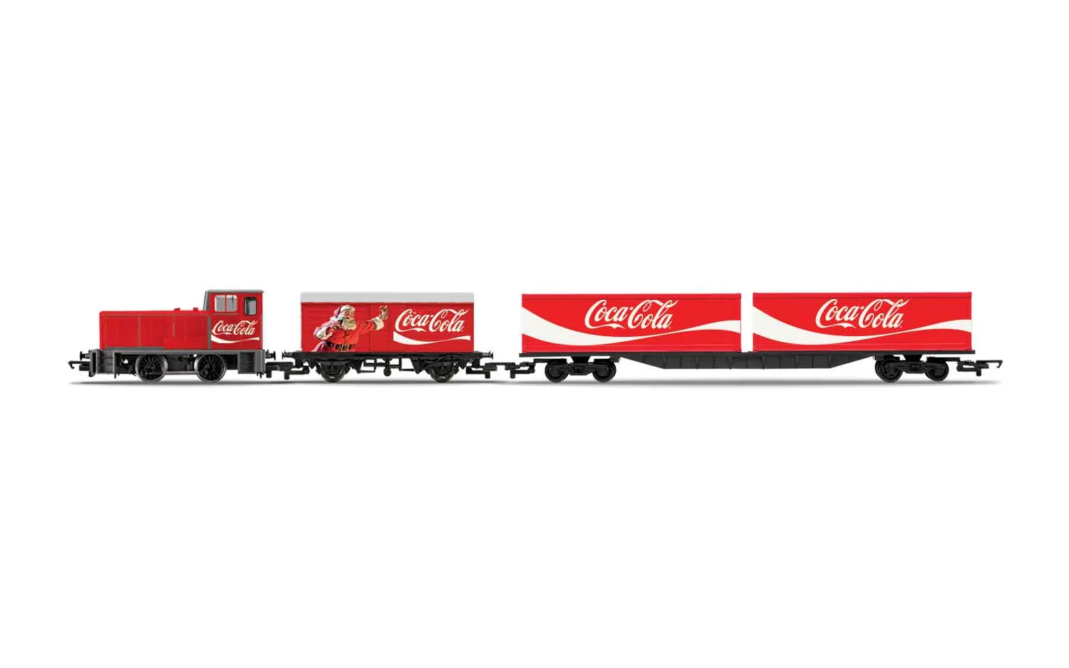 Tren de Navidad de Coca Cola – versión con enchufe UE