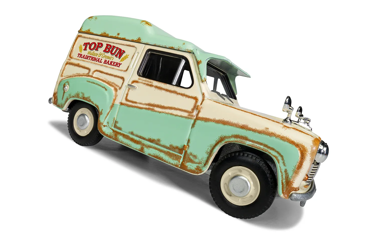 Wallace & Gromit Austin A35 Van Collection - Cheese Please!, Top Bun, Spick & Spanmobile