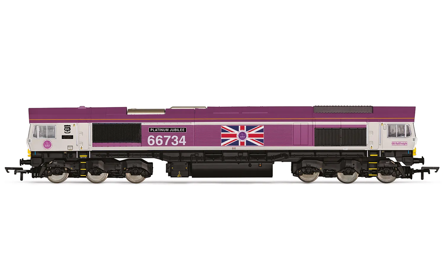 GBRf, Class 66, Co-Co, 66734 'Platinum Jubilee' - Era 11