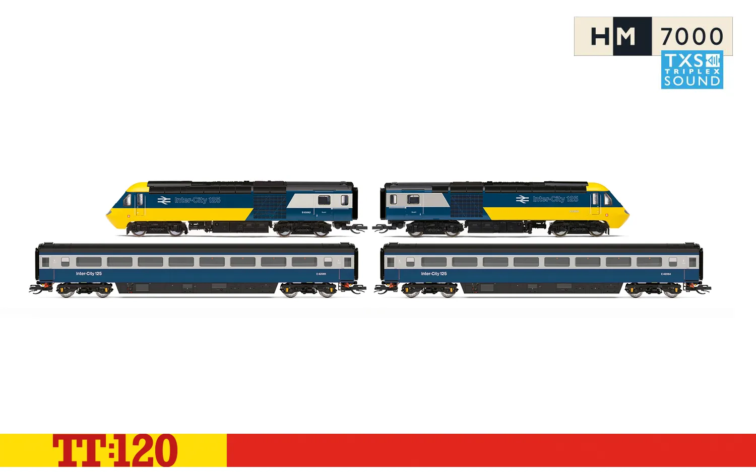 Treno digitale ad alta velocità Inter-City 125 (Con Suono)