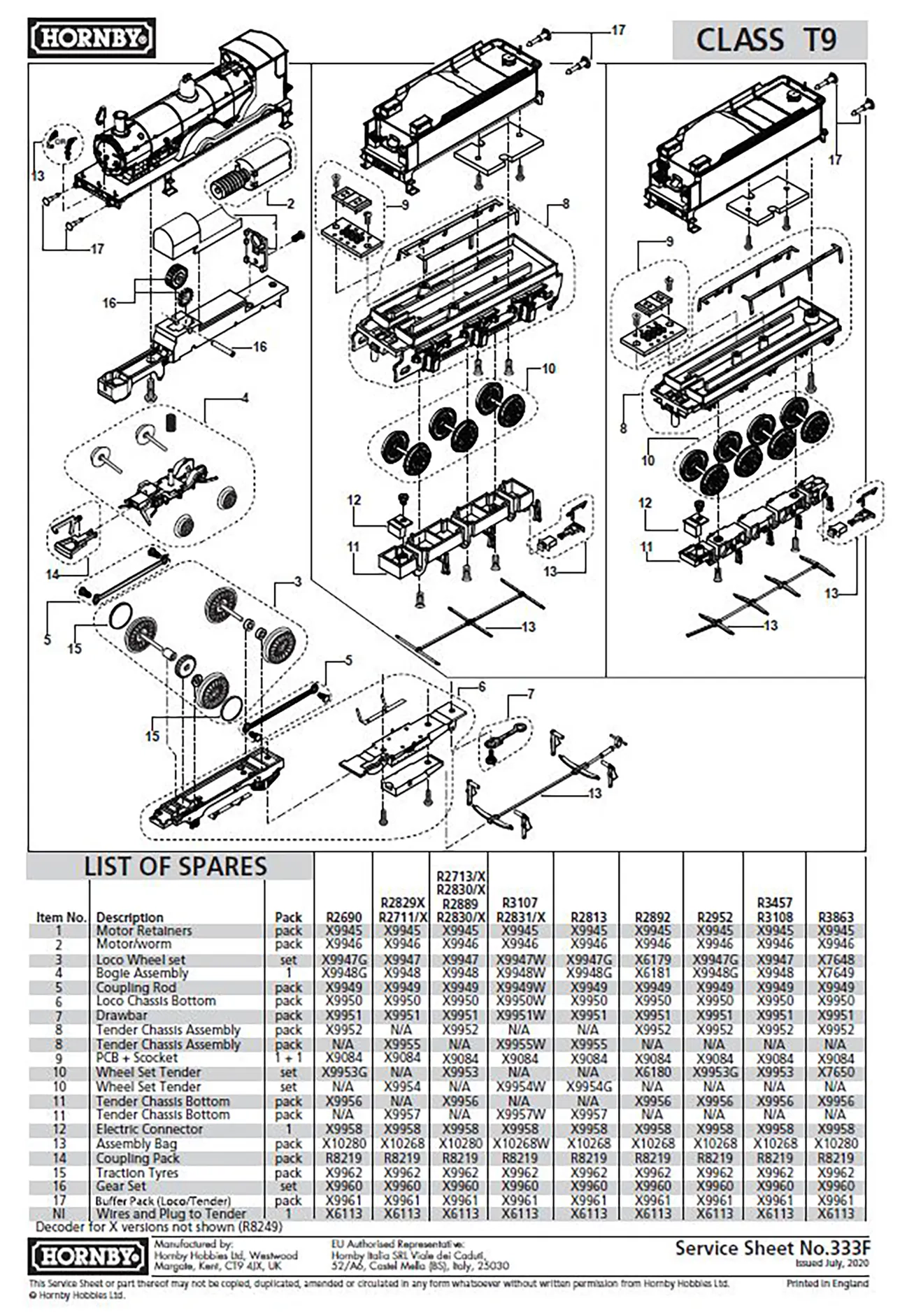 NEM Couplings (Pack 10)