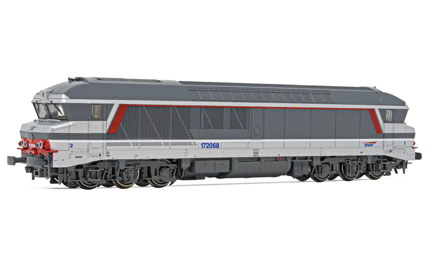 SNCF, locomotive diesel CC 72068, livrée «Multiservice», ép. V