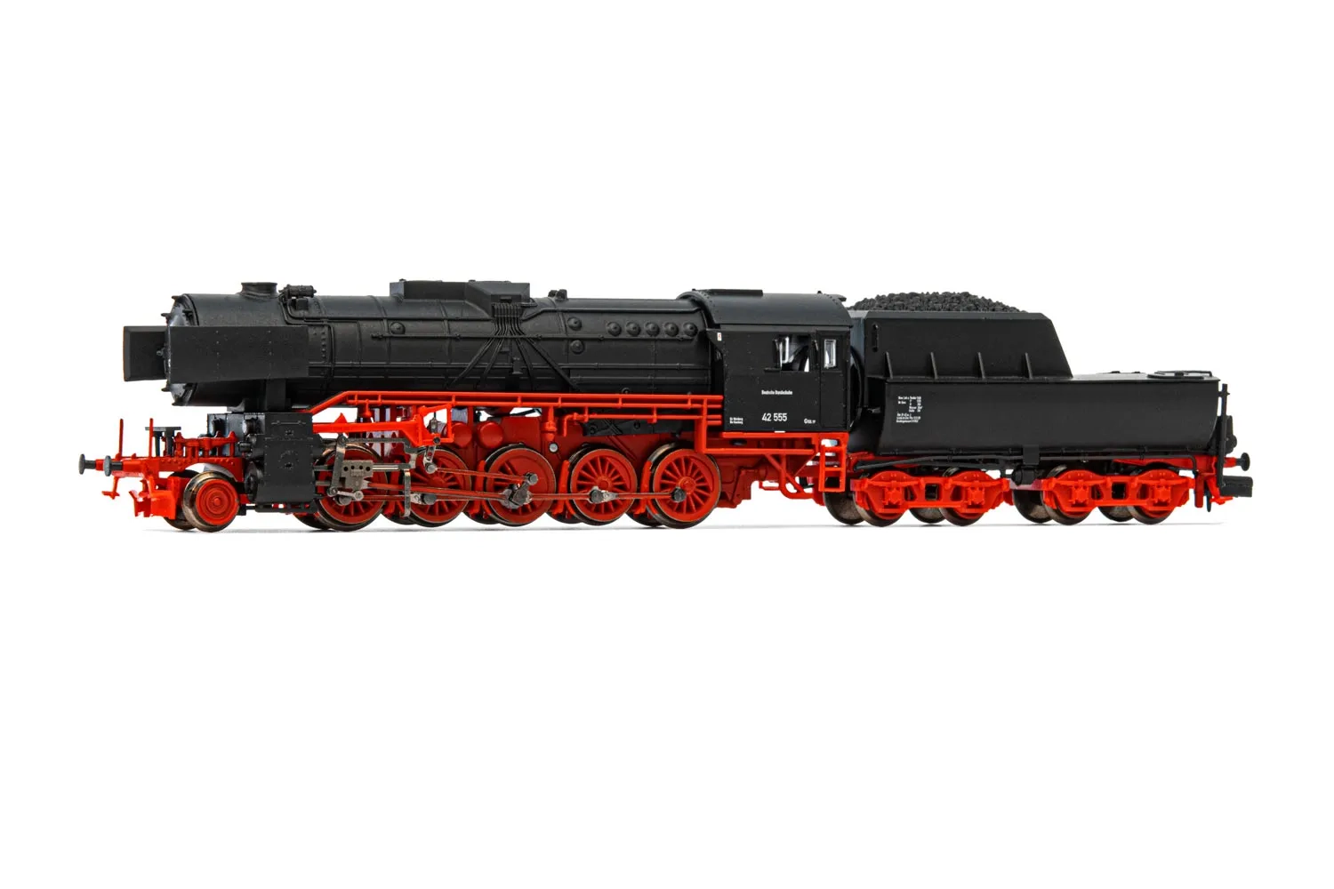 DB, Dampflokomotive Baureihe 42 in schwarz/roter Lackierung, 42 555, Ep. III