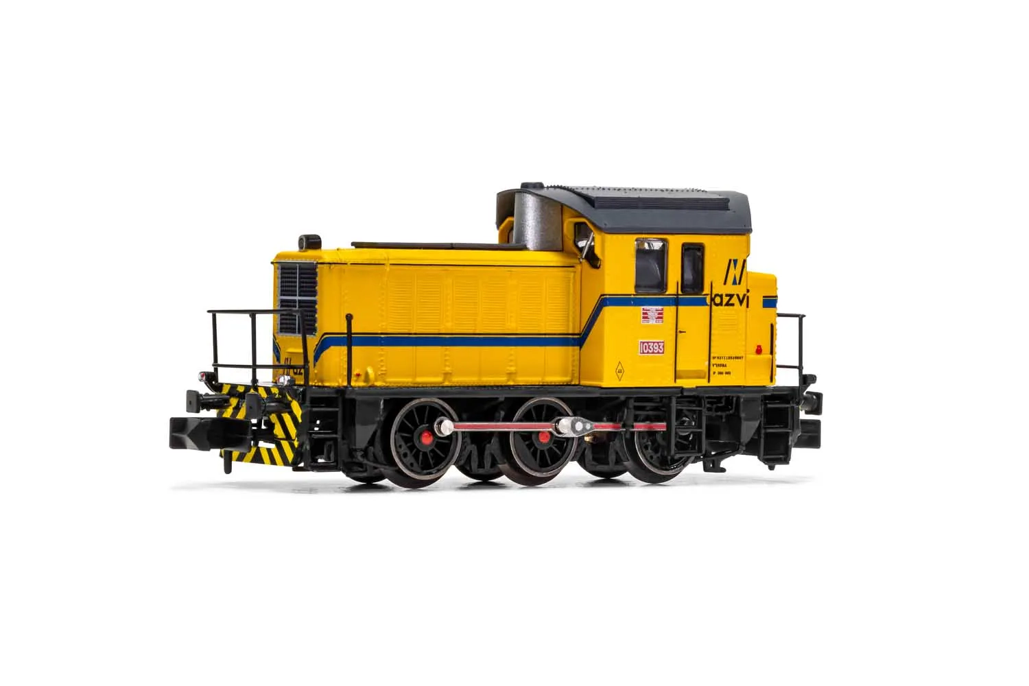 RENFE, Diesel-Rangierlokomotive 10393, in gelber "Azvi"-Lackierung, Ep. V