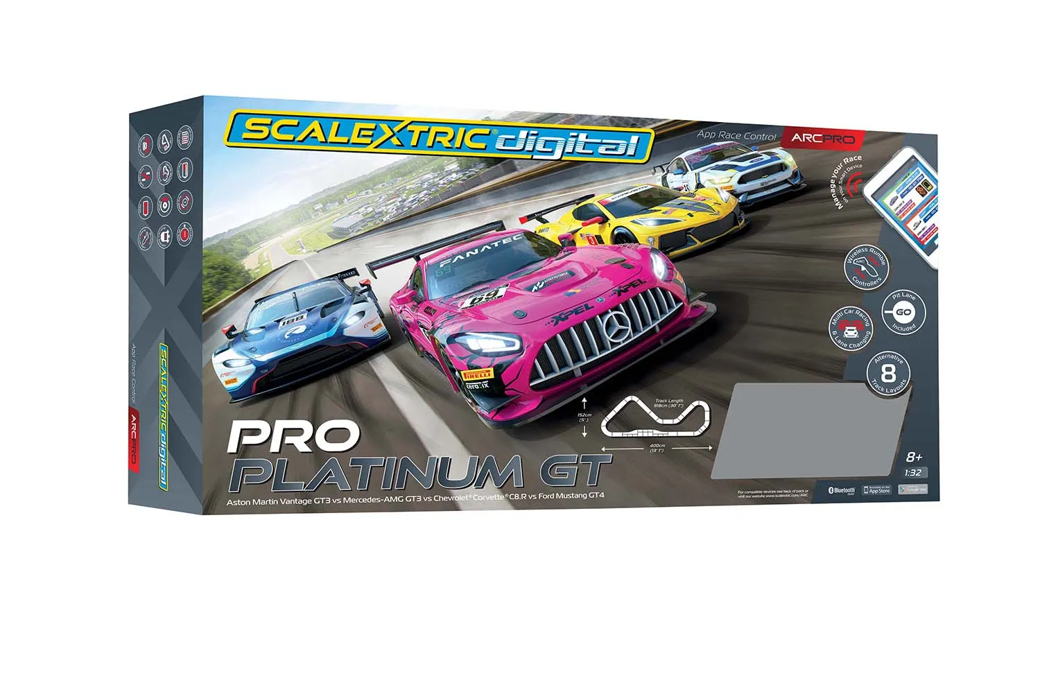 Scalextric ARC PRO - Pro Platinum GT