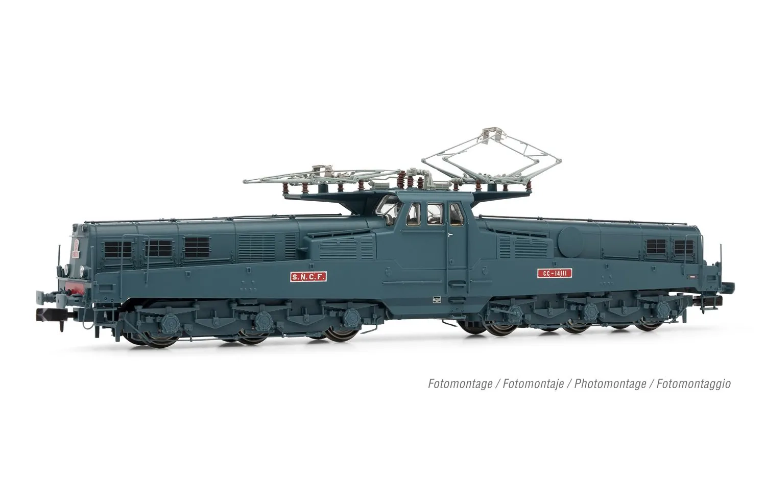 SNCF, CC 14111, blue livery, 4 lamps, ep. III, with DCC sound decoder