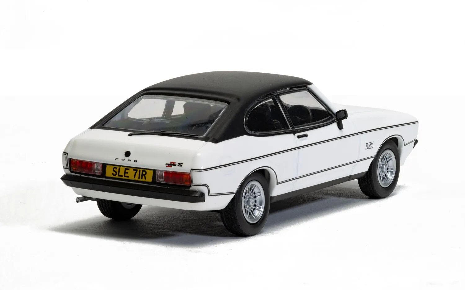 Corgi 1/43 – Ford Capri/Granada Mk2 – Screen Stars – Rouge/Argent – Occasion