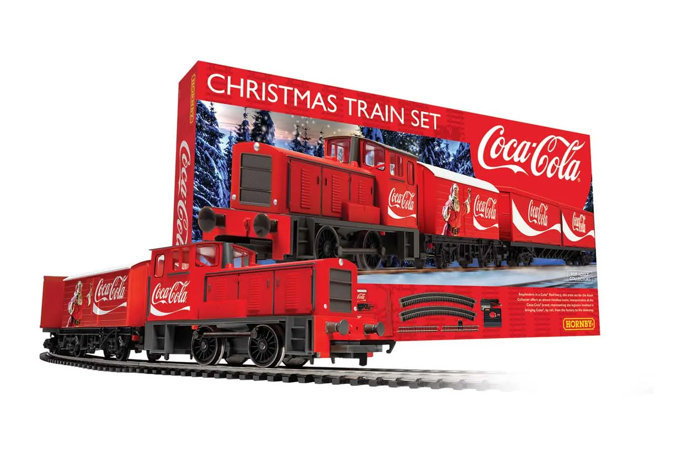 Coca Cola Christmas Train Set - EU Plug Version