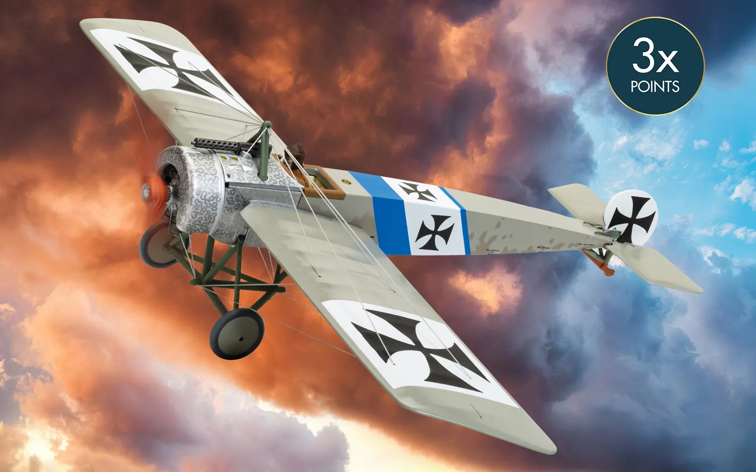 Fokker E.III Eindecker, 105/15 VzFw. Ernst Udet, Deutschland März, 1916 Im Maßstab 1:48 Von Corgi | - MiniaturModellMarkt
