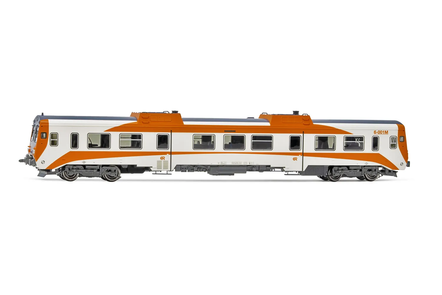 RENFE, diesel railcar 596, "Regionales R2" livery, 9-596-001-8, period V