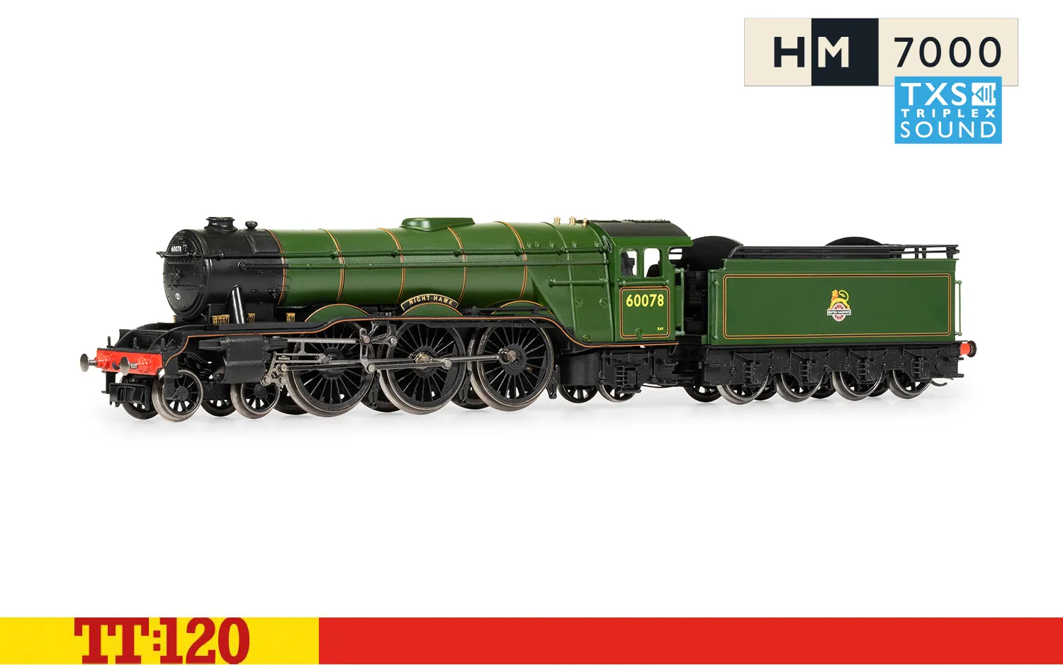 BR Class A3 4-6-2 60078 'Night Hawk'- Era 4 (Sound Fitted)