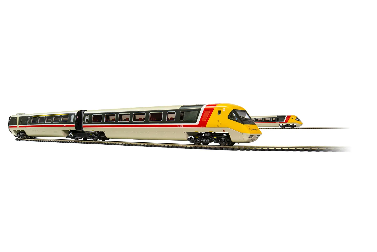 HORNBY 00 GAUGE R794 BR CLASS 370 APT ADVANCED PASSENGER TRAIN 5 CAR