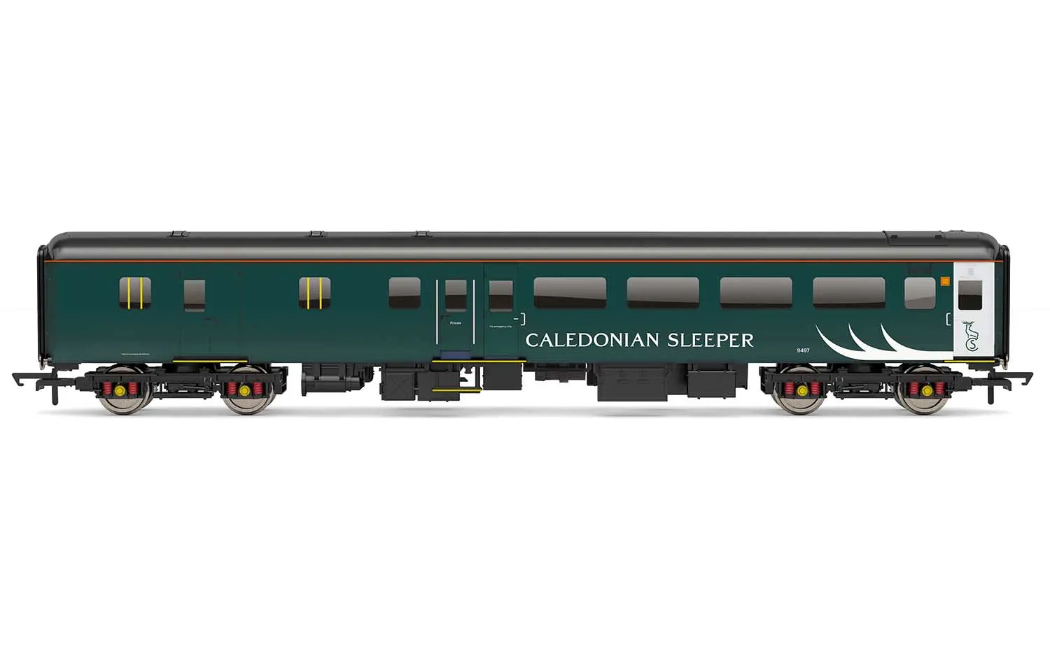Caledonian Sleeper, Mk2E Brake Standard Open, 9497 - Era 11
