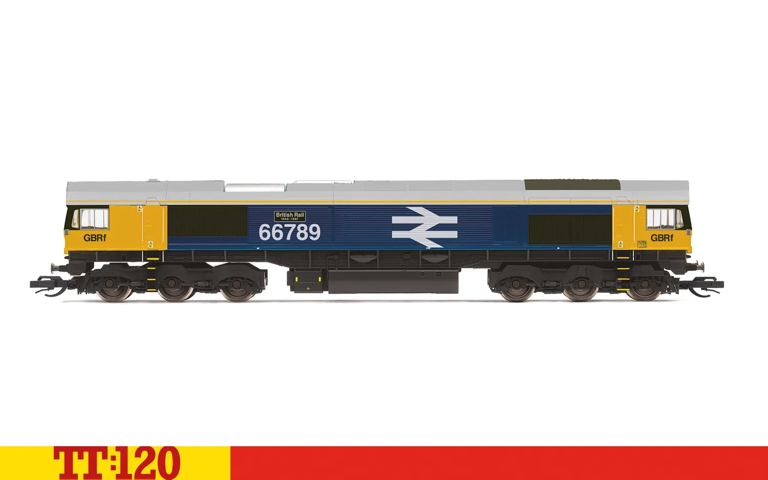 GBRf, Classe 66, Co-Co, 66789, 'British Rail 1948-1997'- Époque 11