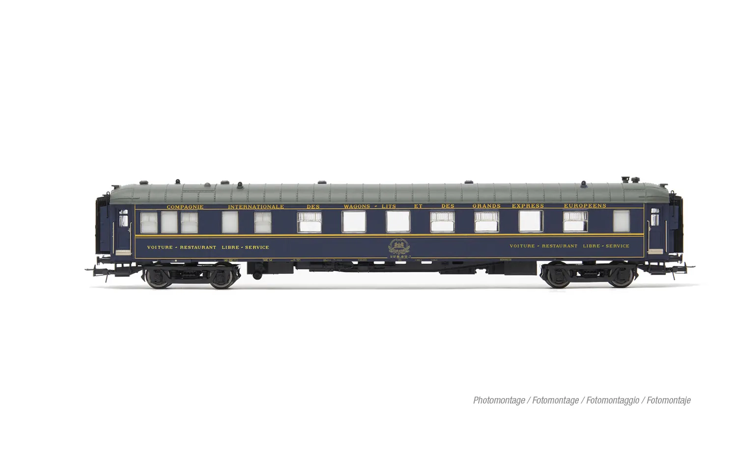 CIWL, restaurant coach "Libre-Service", blue livery, ep. IV
