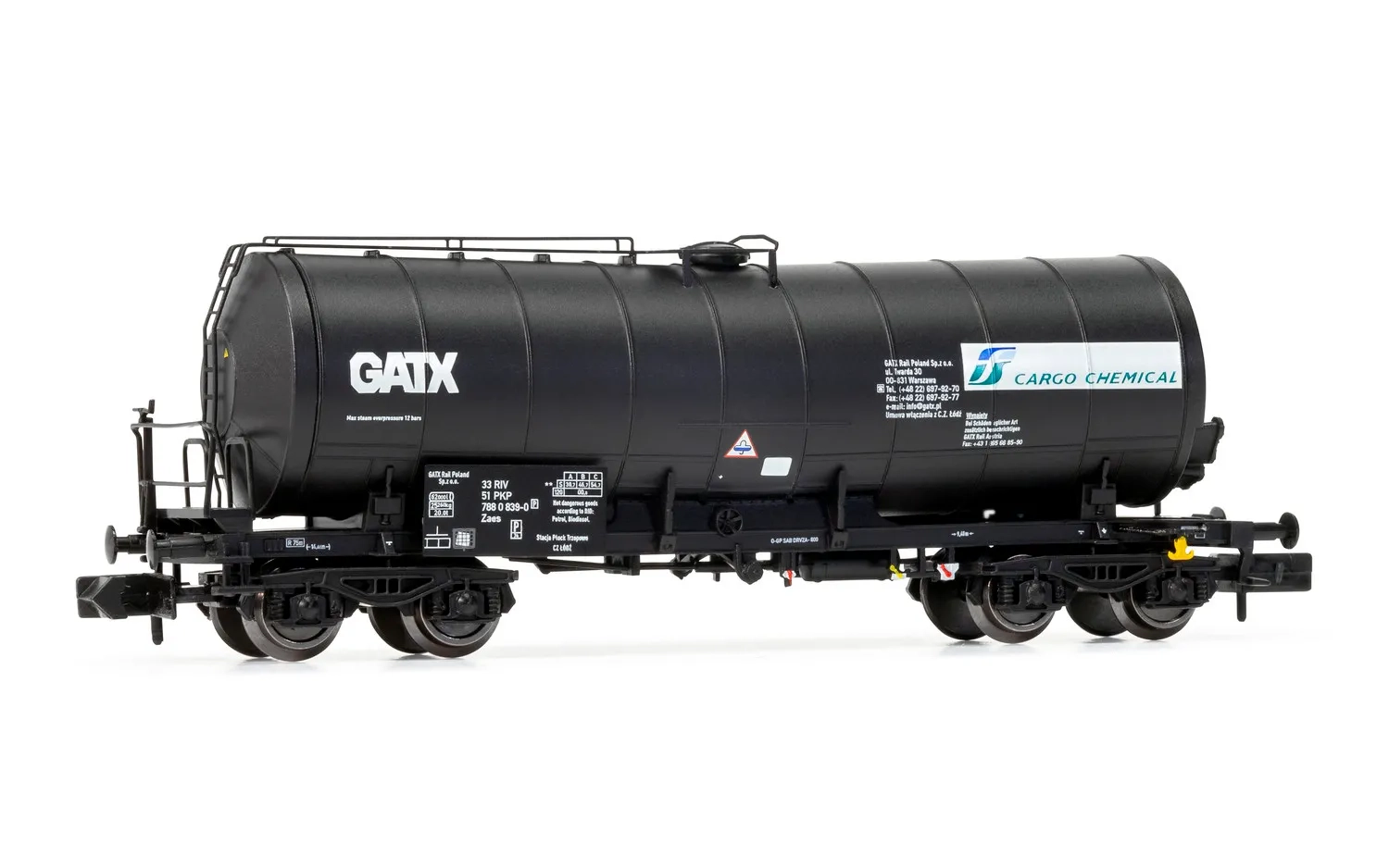 FS Cargo Chemical, vagón cisterna 4 ejes, ép. VI