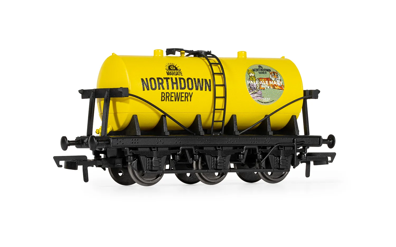 Hornby R60283 Northdown Brewery Tankwagen - Gelber Bier-Tankwagen Für Modelleisenbahnen