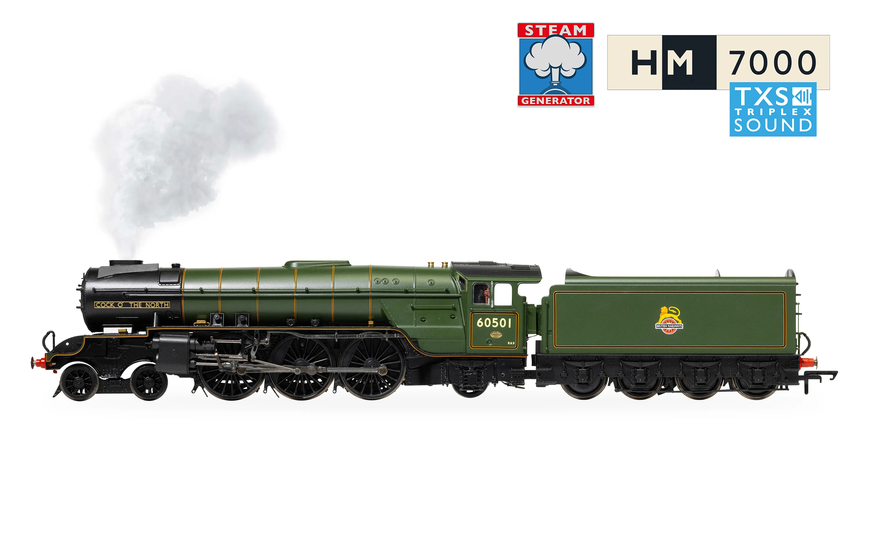 BR (Early) - Thompson A2-2 - 60501 'Cock O the North' (With Steam Generator)