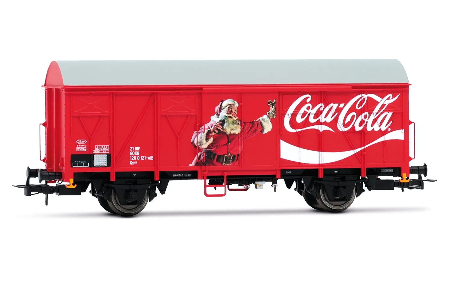 DB, 2-axle closed type Gs with flat walls "Coca-Cola", ep. IV