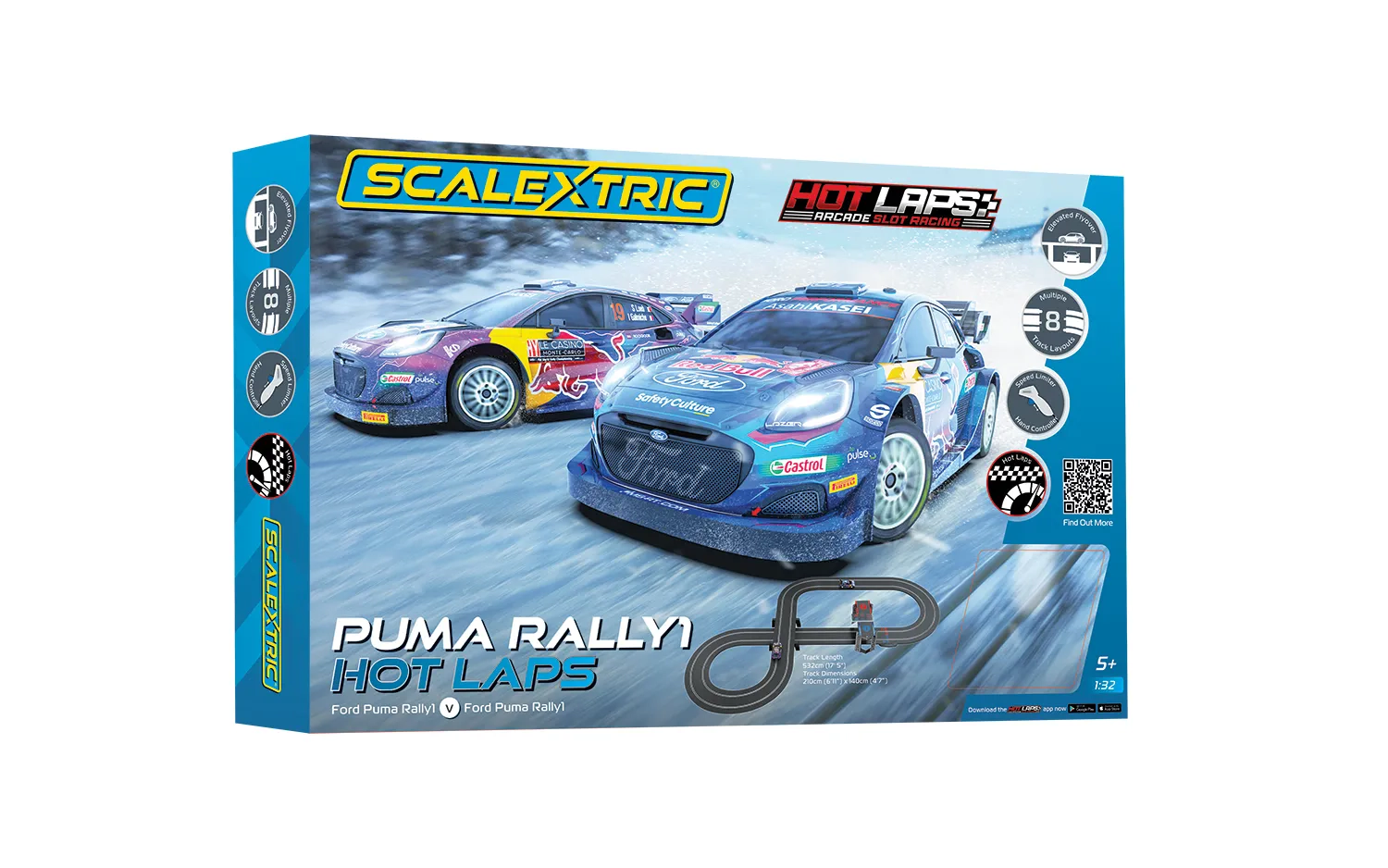 Scalextric Puma WRC Hot Laps Race Set