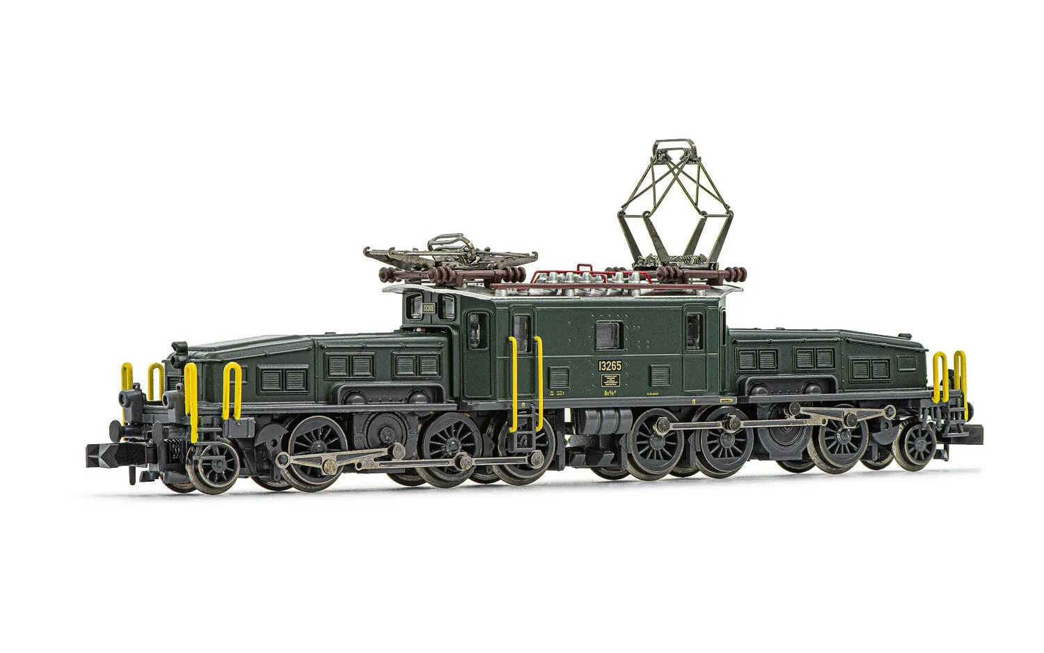 SBB, Elektrolokomotive Be 6/8 II 13265 "Krokodil", in grüner Lackierung, Ep. III-IV