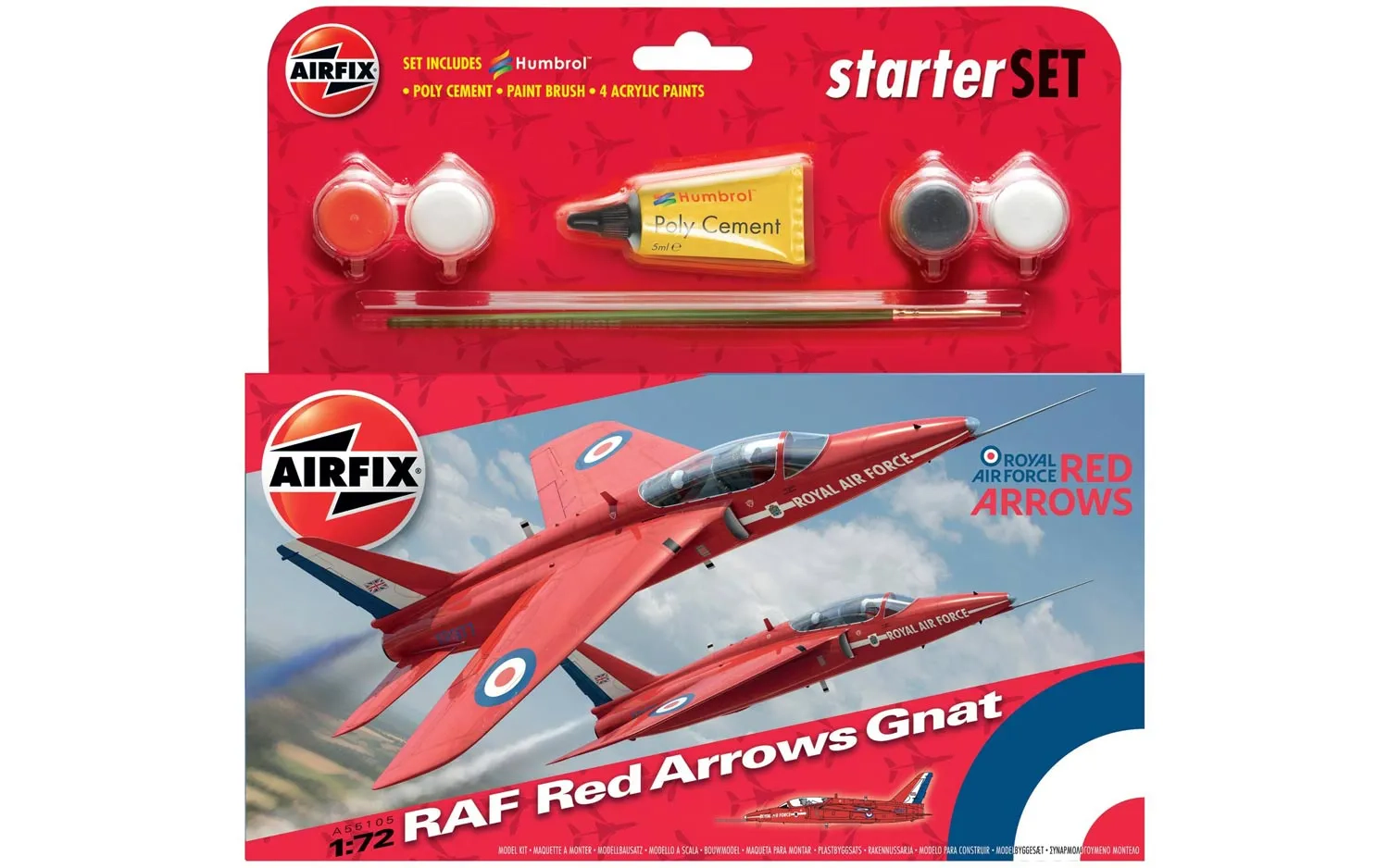 Starter Set - RAF Red Arrows Gnat